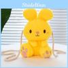 Cartoon Children Cute Plush Rabbit Bag Girls Go Out Travel Doll Crossbody Bag