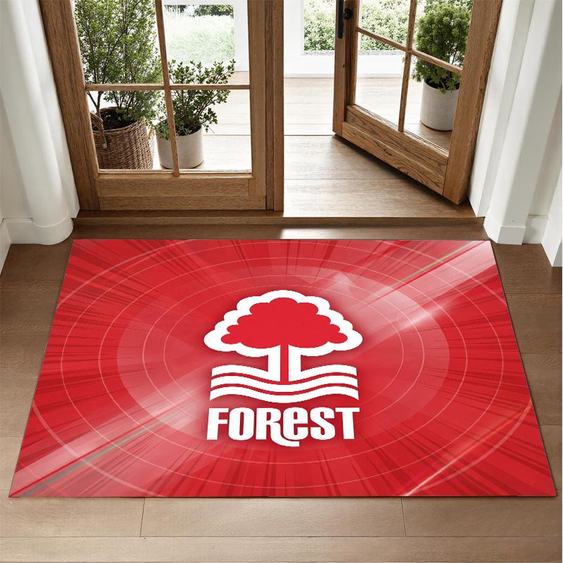 Nottingham Forest Design Kristall-Samt-Teppich Weich Dekorative Matte für Schlafzimmer Eingang