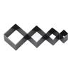 4Pcs Leather Punching Die Alloy Steel 48 38 28 18mm Versatile Leather Cut Molding for Fabric Clay