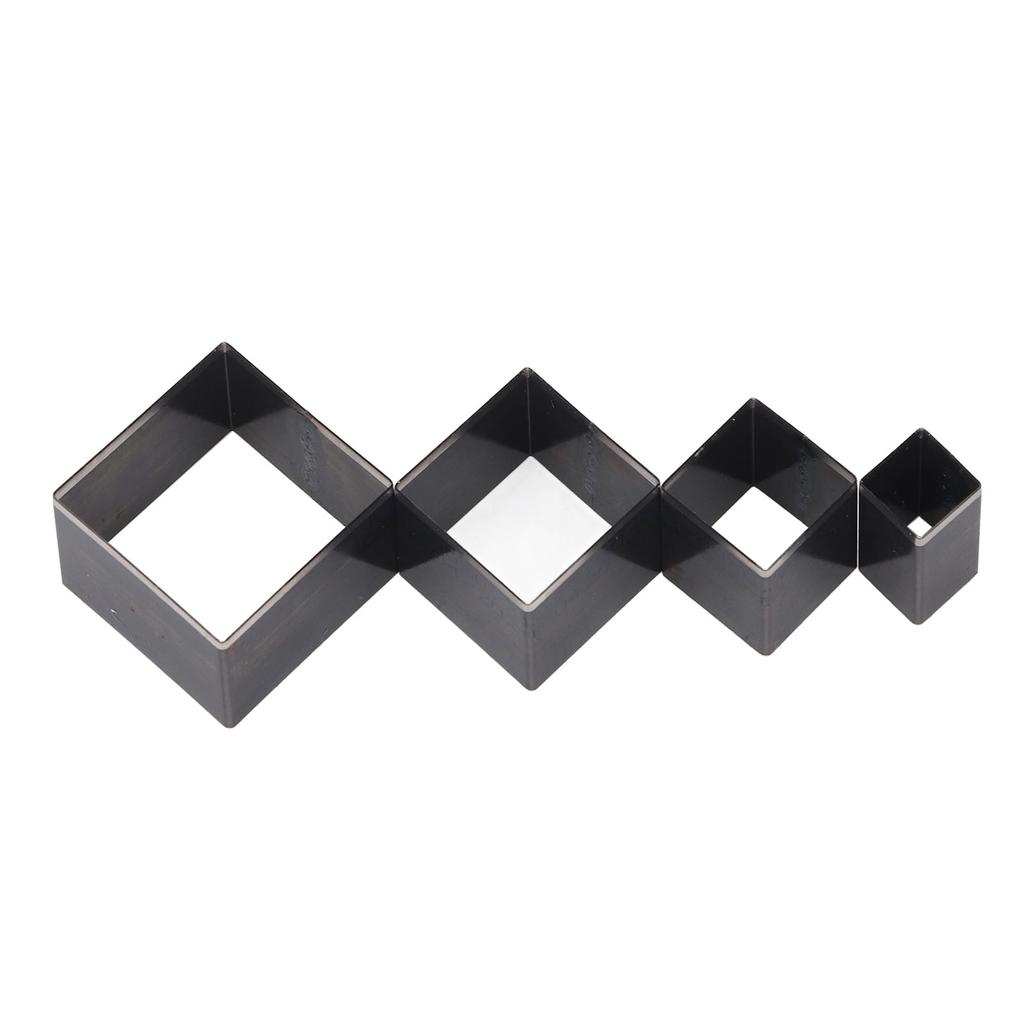 4Pcs Leather Punching Die Alloy Steel 48 38 28 18mm Versatile Leather Cut Molding for Fabric Clay