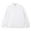 Girls' Cotton Lace-Hem Casual Shirt