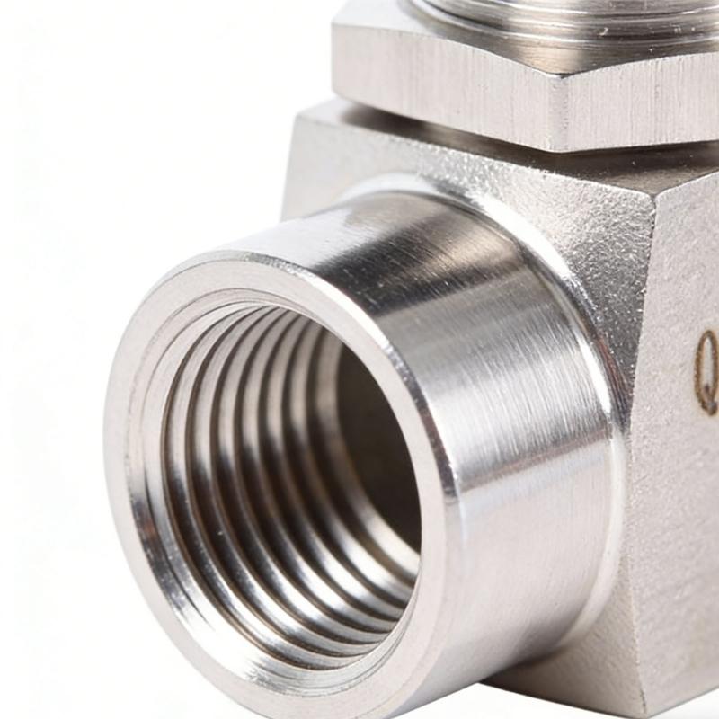 Durability High Temperatures Resistant Stainless Steel Three Way Valves Compacts Design Easy Assembly