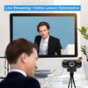 1080P HD USB Webcam for Online Classes and Video Conferences - Driver-Free Live Streaming Camera