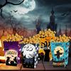 4 Stück Halloween Popcornboxen Faltbare Papier-Snackbox Blutige Hand Horror-Süßigkeiten-Leckerli-Behälter Partyzubehör Für Süßes oder Saures