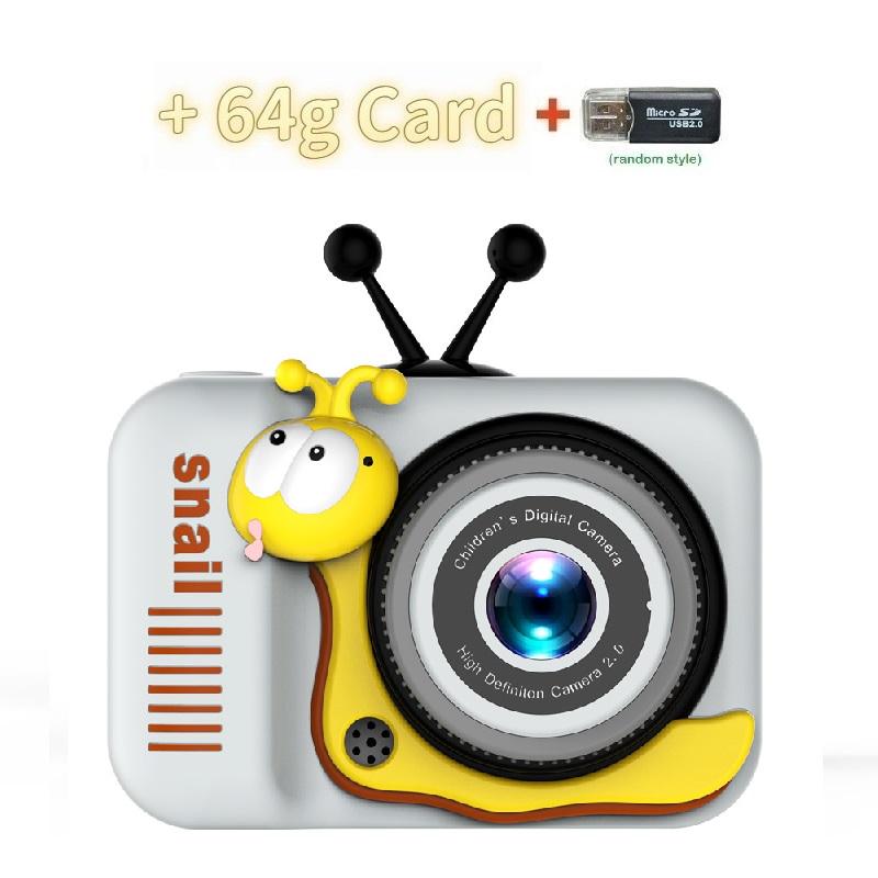 Kinderkamera, Digitalkamera, 20-MP-Kamera, Kinder-Selfie, 4-facher Digitalzoom, 2,0-Zoll-Bildschirm, Doppelobjektiv