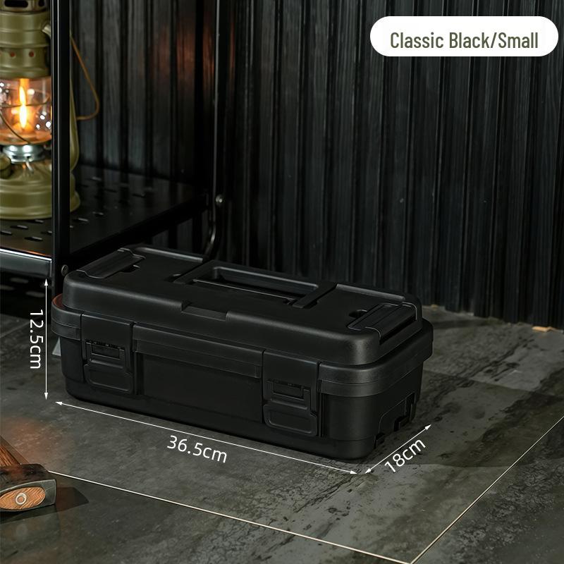 

Large-Capacity Multi-Layer Tool Storage Box for Home, Car, Outdoor Use with Plastic Handle