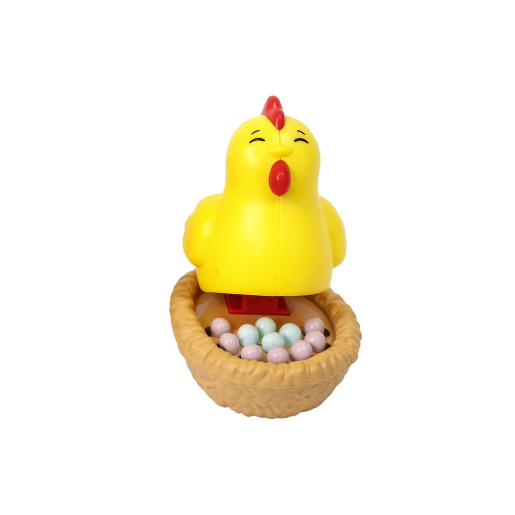 Interactive Chicken Egg Removal Toy with Nest and Multiple Small Eggs for Kids Early Learning and Fine Motor Skill Development