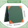 Folding Exercise Mat 120cmx60cm Purpose Portable Gymnastics Two Fold for Yoga Dance Practice Sit
