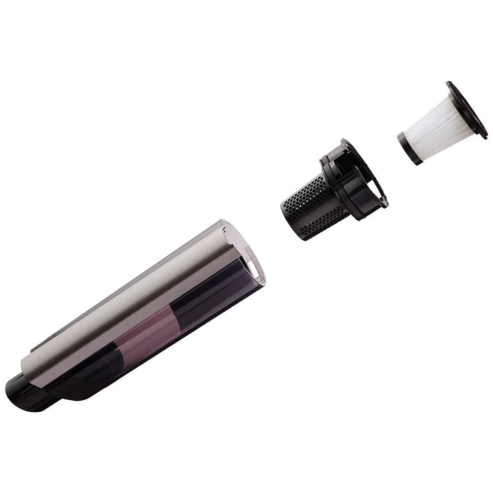 Iris Ohyama Handheld Cordless Compact 2-Way Vacuum Cleaner with Attachments, Lightweight Stick Vacuum HCD-A1M-T, Brown Metallic