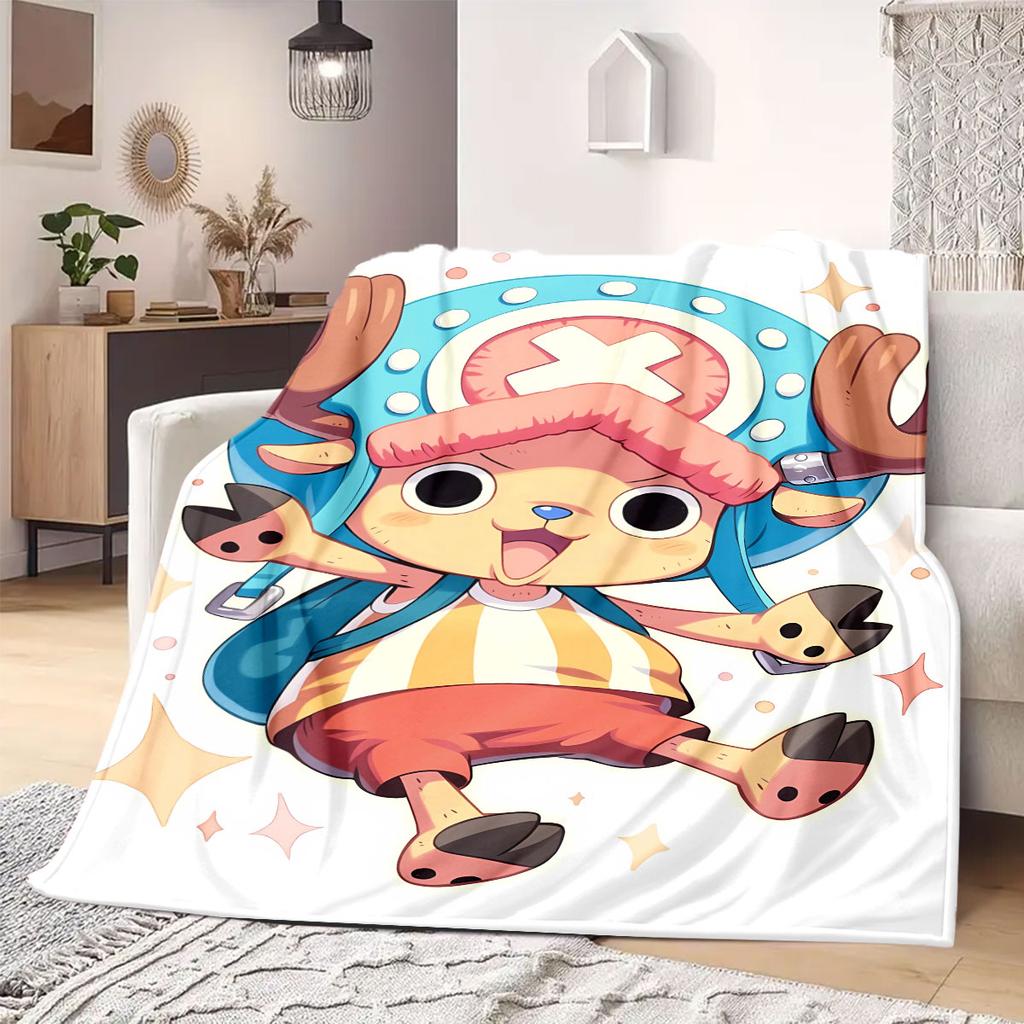 OnePiece anime Flannel Blanket Warm,Comfortable,Suitable for Bedrooms,Sofas,Beds,Chairs,Picnics,Travel