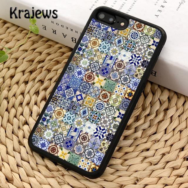 Moroccan Tiles Pattern Phone Case Cover For iPhone 17 Air 16 15 14 plus 12 13 pro max coque Shell Fundas