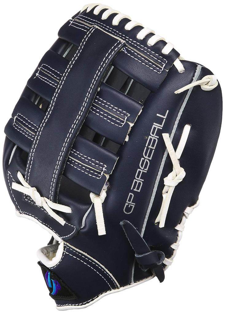 GP Softball 46420Y (GP) Glove, General, Right-Handed Throw, All-Around, 12.5 Inch, Navy,