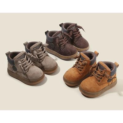 Children's Martin Boots Unisex Ankle Boots, British Vintage Style Boots for Boys & Girls, Soft-Sole Toddler Shoes