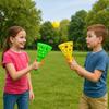 Pachet de 4 Conuri Lansatoare de Bile 19cm Joc de Îndemânare pentru Copii cu 6 Bile Incluse Culoare Aleatorie
