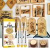Bruciatura Legno Fai da Te Legno, Tagliere, Pennello da Forno, Bruciatura Legno 2ML