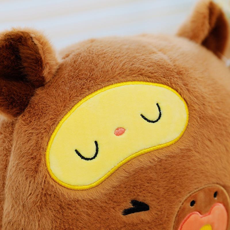 Bottle Bear Plush Toy Doll New Cute Cute Cute Bear Doll Throw Pillow for Children's Birthday Gift