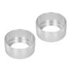 2 st Aluminiumlegering Luftkonditionering Brytare Vred Trim Passar för Tundra 2014‑2018