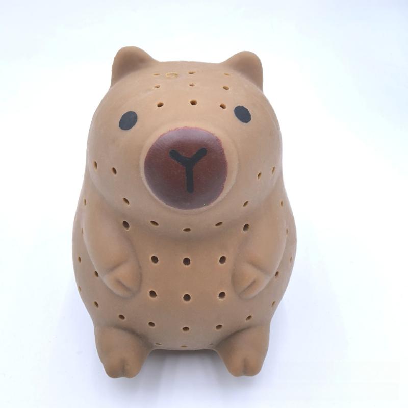 Baby Badespielzeug Schwamm Wasserabsorbierendes Capybara Quetschspielzeug Stressabbau Spielzeug Sommer Schwimmspiel Wasserspielzeug Für Kinder Badespielzeug