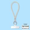 Wrist and Neck Mobile Phone Lanyard with Finger Ring and Anti-Drop Strap