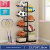 Multi-layer Iron Rack for Storing Kids' Sports Balls, Rackets & More