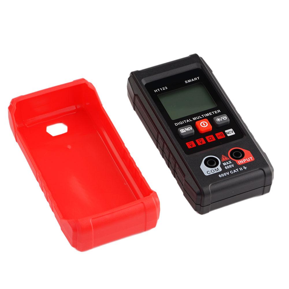 HT123 Digital Multimeter AC DC NCV Smart Multimeter Profesional Tester Voltage Auto Range Electrician Meter Tester Ohm R4E5