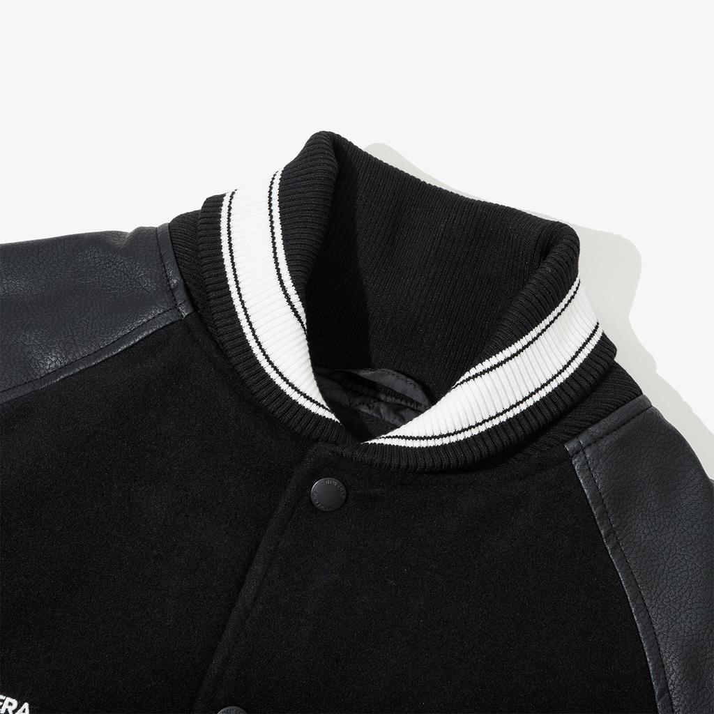 New Era Mlb La Dodgers Raglan Varsity Jacket Black 14742021