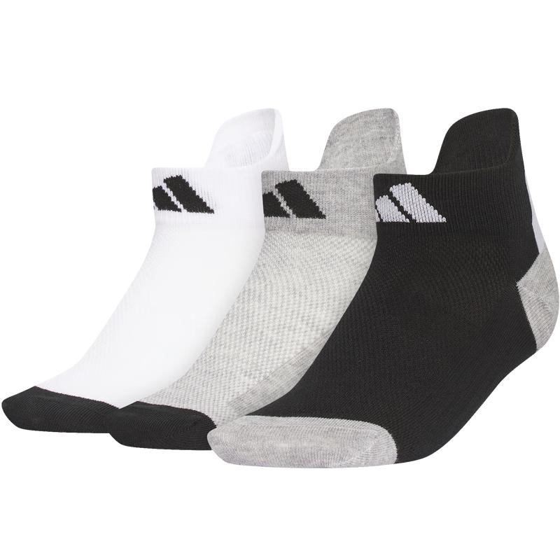 

Adidas Kids Cotton Short Sports Socks - 3 Pair Pack XS