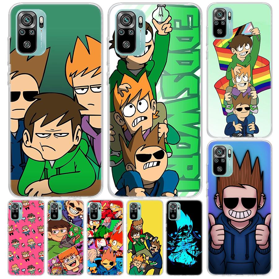 Cartoon E-Eddsworld Cover For Xiaomi Redmi Note 14 13 12S 12 11 Pro Plus Phone Case 11S 10S 10 11E 11T 14Pro 13Pro Print Coque N