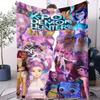 Blanket K-Popdemonhunters Anime Group Portrait Trendy Flannel Blanket Home Warm And Comfortable Blanket