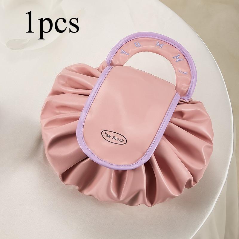 1/2pcs Travel Makeup Bag with Drawstring Closure Toiletry Storage Box Portable Makeup Bag Suitable for Daily Outings