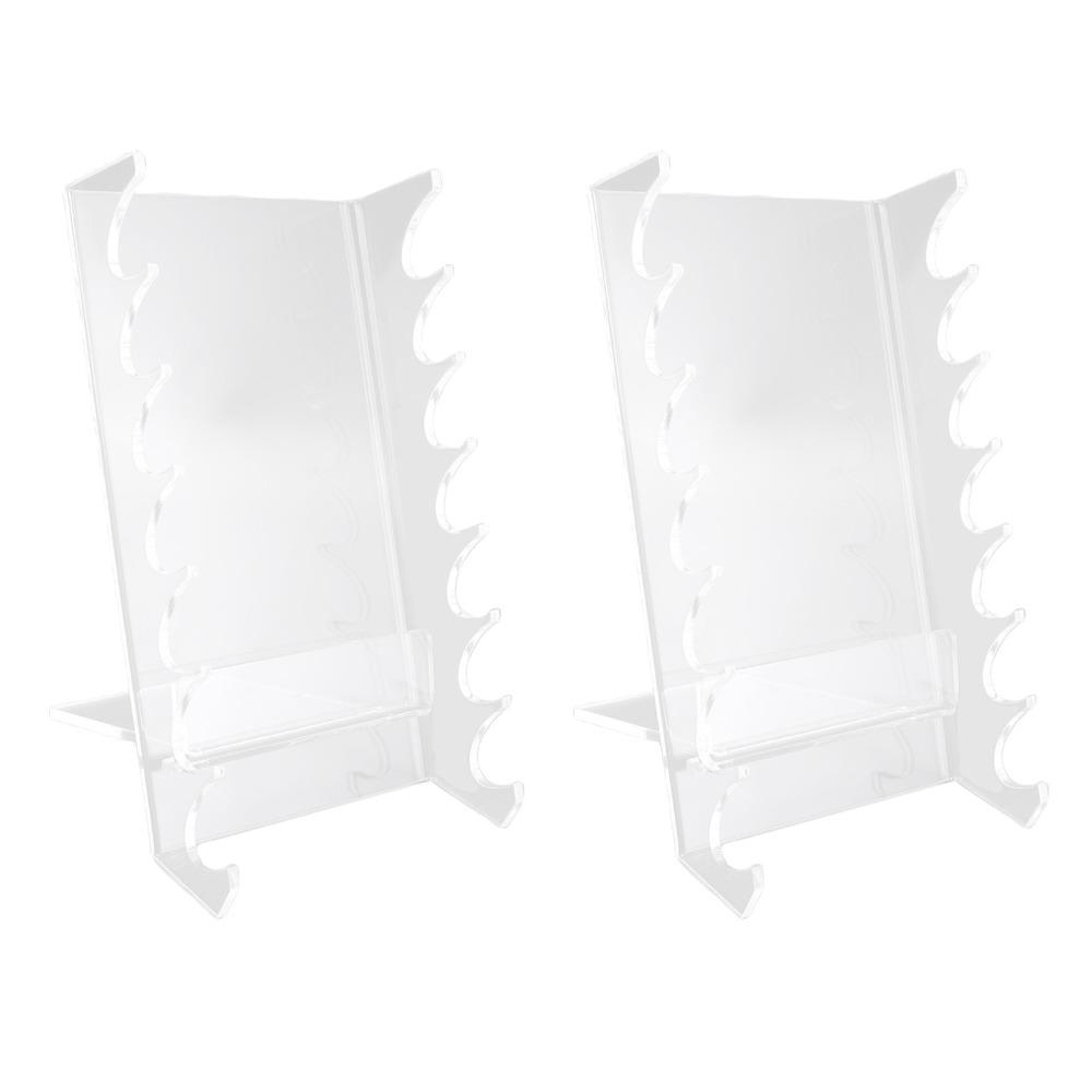 Acrylic Makeup Brush Holder Aesthetic Drying Rack Space Saving Storage Stand  Art Storage