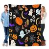 1PC Classic Halloween Theme Flannel Blanket, Christmas Gift, Cosy Warm Soft Blanket For Sofa Office Bed And Travelling
