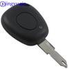 Jingyuqin 1 Taste Autoschlüsselanhänger Fernbedienung Schale Abdeckung Gehäuse Unbearbeiteter Schlüsselbart Styling Für Renault Megane Scenic Laguna Espace Clio