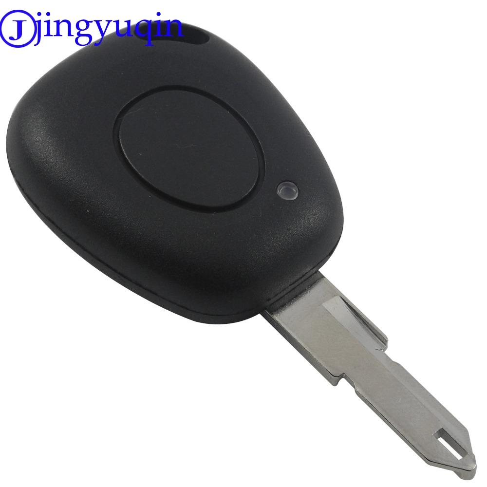Jingyuqin 1 Taste Autoschlüsselanhänger Fernbedienung Schale Abdeckung Gehäuse Unbearbeiteter Schlüsselbart Styling Für Renault Megane Scenic Laguna Espace Clio