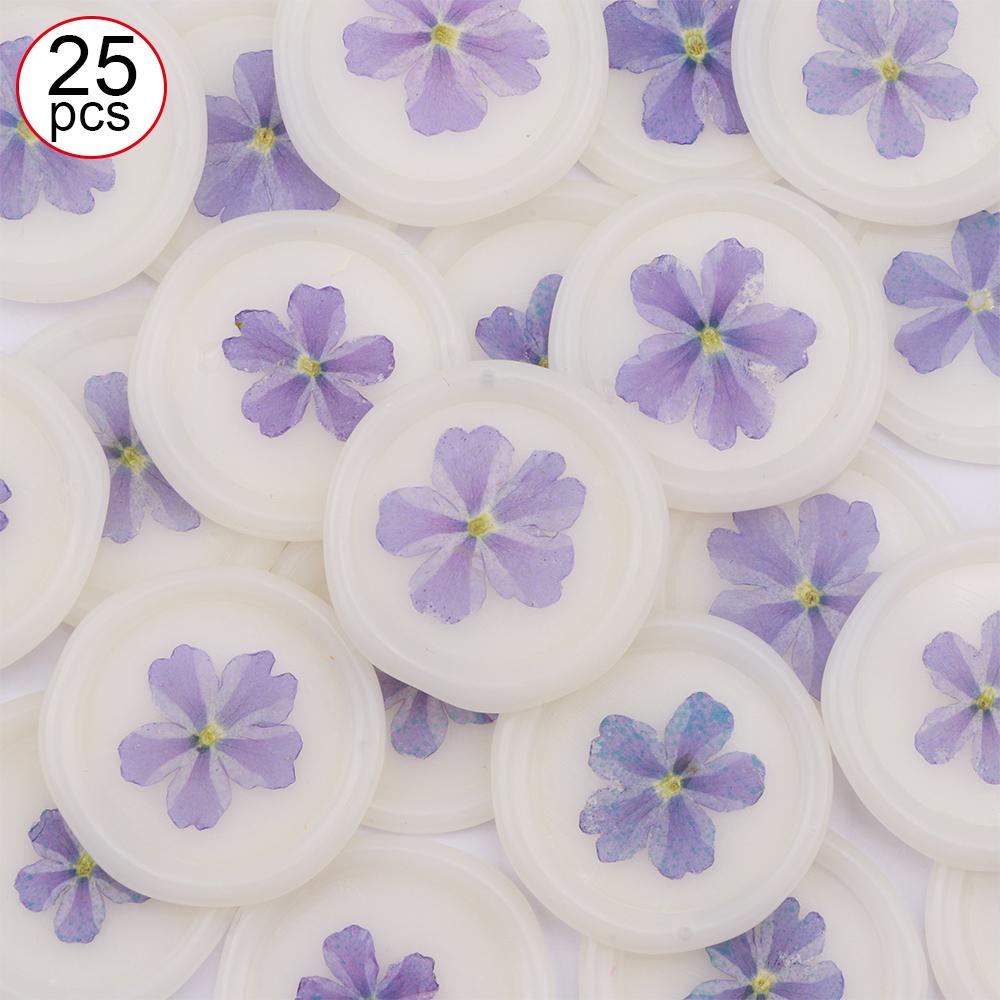 25 Pcs Self Adhesive Wax Seal Stamp Stickers for Wedding Envelopes Dry Floral Wax Seal Sticks Wedding Wax Seal Sticker Backing