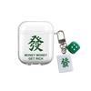 Mahjong Medium Hair for Apple AirPods 4 Generation Pro2 Wireless Bluetooth 1/2/3 Generation Earphone Cover Transparent Soft Case