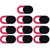 Plastic Antispy Front Webcam Cover Shutter Camera Lens Privacy Protector Covers for Laptop PC IPad IPhone Privacy Stickers