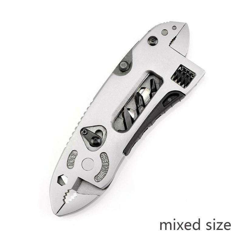 Clește pliabil multifuncțional Cuțite de buzunar Clește Camping în aer liber Unelte de supraviețuire pentru vânătoare Instrumente multifuncționale din oțel inoxidabil