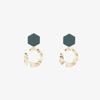 Green Champagne Earrings