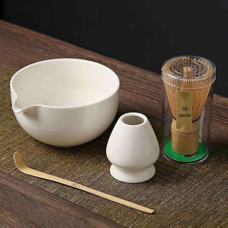 Japanese Style Ceramic Matcha Bowl Set