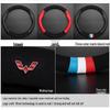 Genuine Leather Steering Wheel Cover for Wuling Hongguang PLUS3, Zhiguang, and Rongguang V - All-Season Universal Fit