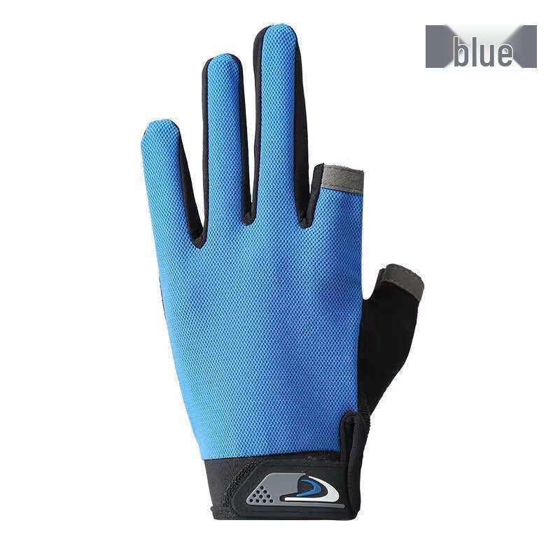 Maihan Outdoor Fishing Half-Finger Sun Protection Gloves One Size (2 Pairs)