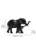 Scultura di elefante madre e figlio in resina, squisita statuetta artigianale per la decorazione della casa per camera da letto, soggiorno, scrivania dello studio