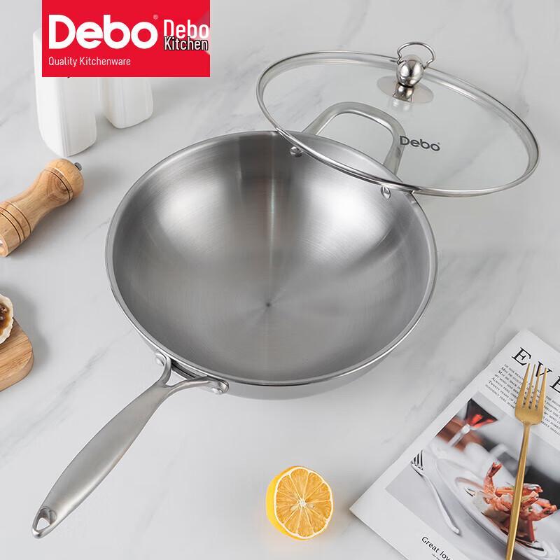 Debo Bewoen 32cm Stainless Steel Wok
