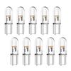 10pcs T5 LED Car Dashboard Lights Heat Resistant LED Dashboard Bulbs Vehicle Accessories Easy To Use for Night Driving