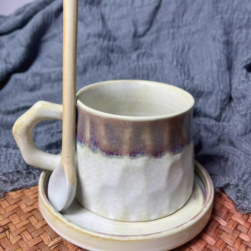 OLOEY Wide-Bottom Ceramic Coffee Mug
