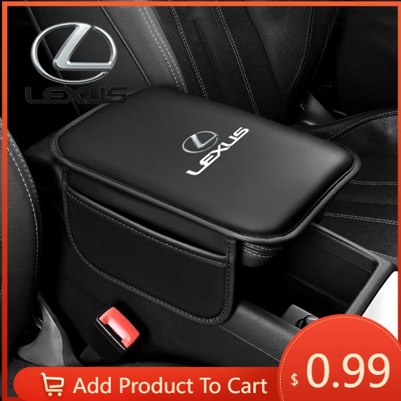 Interior Stickers For Lexus F SPORT ES RX NX LS UX LM LX GX LC RZ IS CT GS RC HS SC TX Car Armrest Protection Mat Leather Arm Re OK2