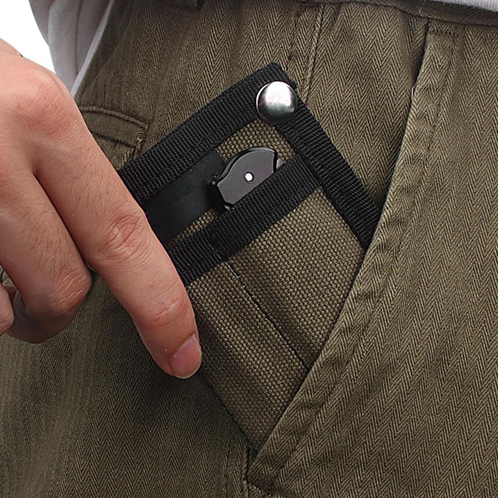 Portable EDC Bag Lightweight Compact Foldable Neat Storage Card Case EDC Pouch for Daily Carry