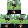 Style Wooden Car Hanging Pendant With Fortune Motifs For Peaceful Road Travel