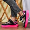 22 Autumn Couple Board Shoes European and American Personalized Leopard Print Platform Casual Shoes